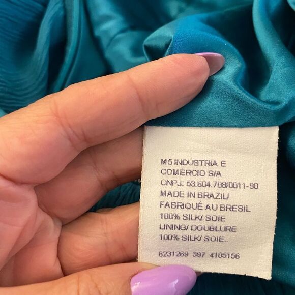 Carlos Miele designer evening 100% silk gown, size 44(US12) - Picture 15 of 16